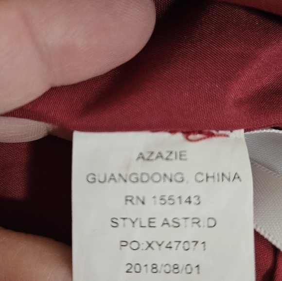 Azazie rose details maxi dress see description for sizing - Picture 11 of 13